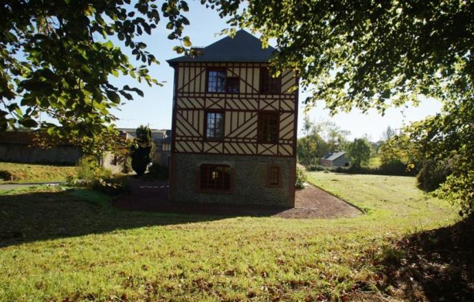 مبيت وإفطار Saint-Samson-de-Bonfossé Le Manoir Des Arts المظهر الخارجي الصورة