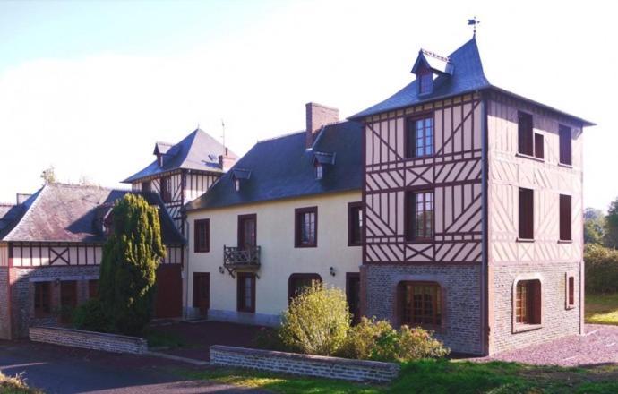 مبيت وإفطار Saint-Samson-de-Bonfossé Le Manoir Des Arts المظهر الخارجي الصورة